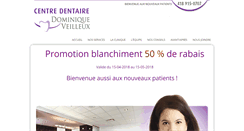 Desktop Screenshot of centredentaireveilleux.com